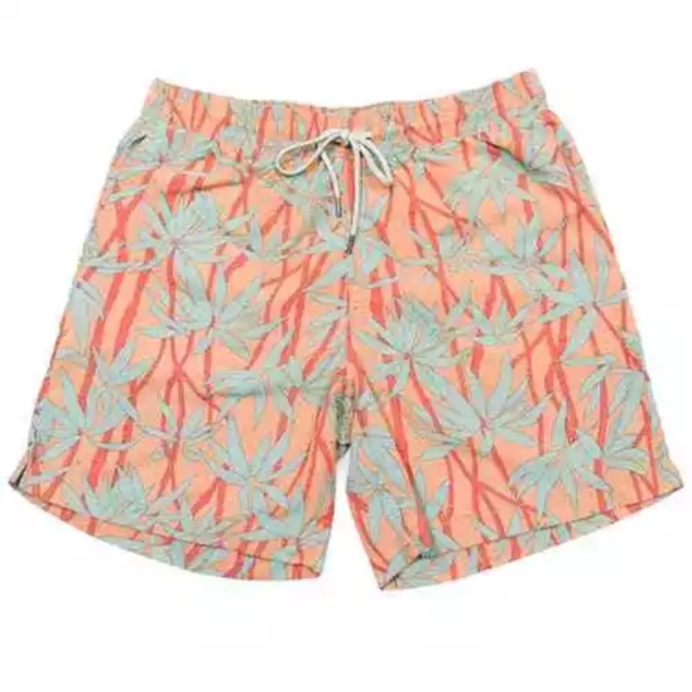 Grayers Swimwear Mens XL Bamboo Print Swim Trunks